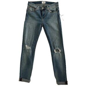 HUDSON Harkin Skinny Distressed Cropped Jeans Size: 26 NWT